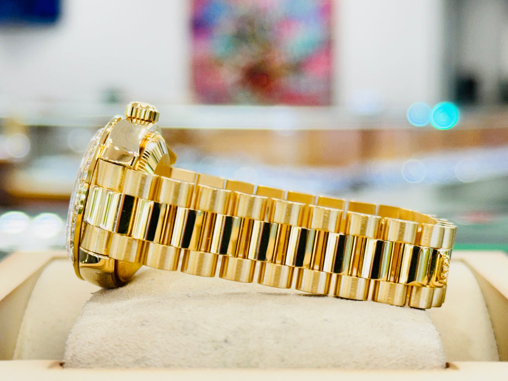 Rolex Lady-Datejust 26mm 18ct Yellow Gold Presidential 179138  Box and Papers preowned - Diamonds East Intl.