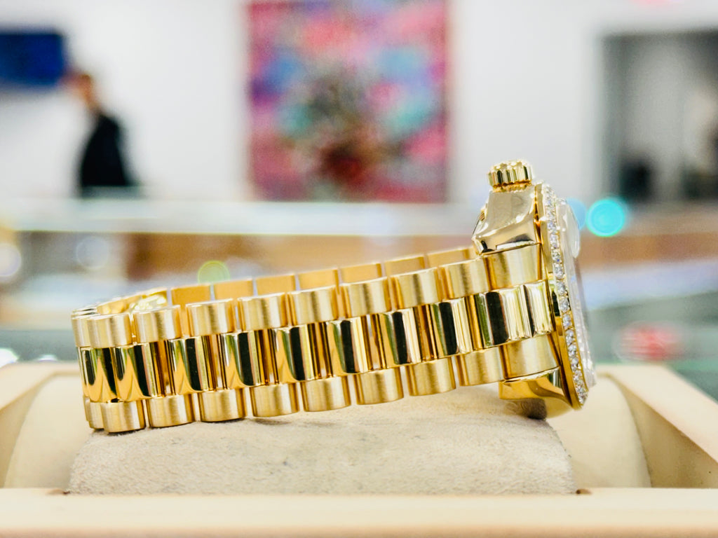 Rolex Lady-Datejust 26mm 18ct Yellow Gold Presidential 179138  Box and Papers preowned - Diamonds East Intl.