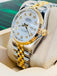 Rolex Datejust 36 116233 Jubilee Stainless & 18K Yellow Gold Custom Diamond Mother Of Pearl Dial MINT - Diamonds East Intl.