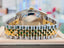Rolex Datejust 36 116233 Jubilee Stainless & 18K Yellow Gold Custom Diamond Mother Of Pearl Dial MINT - Diamonds East Intl.