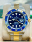 Rolex Submariner Date 126613LB 41mm  Blue Ceramic 18k yellow gold/ Steel  Box/Papers MINT