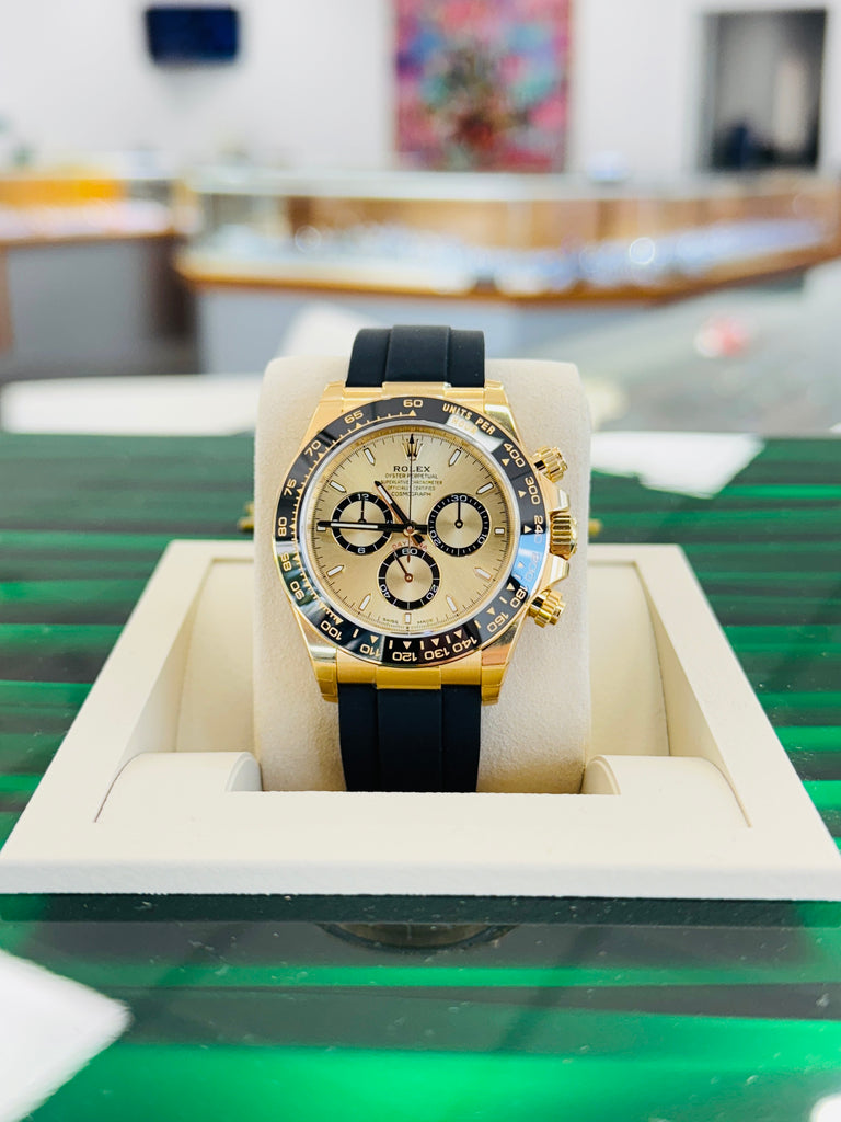 Rolex Daytona Chronograph 126518LN Champagne  Dial Oysterflex Box and Papers Unworn