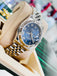 Rolex Datejust 36 116234 Blue Roman Dial jubilee Preowned Box and Papers - Diamonds East Intl.