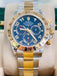 Rolex Daytona  Cosmograph 116523 RARE Blue Arabic Racing Dial Box and Papers MINT