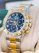 Rolex Daytona  Cosmograph 116523 RARE Blue Arabic Racing Dial Box and Papers MINT - Diamonds East Intl.