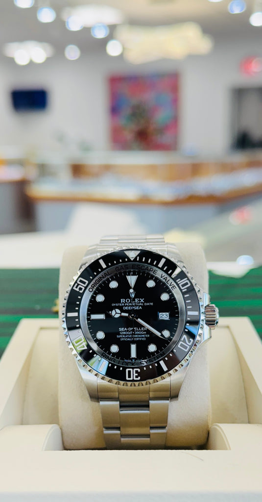 Rolex Sea-Dweller Deepsea 126660 Black Dial Steel 44mm Box and Papers MINT