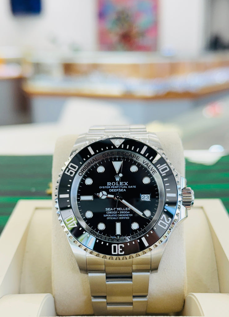 Rolex Sea-Dweller Deepsea 126660 Black Dial Steel 44mm Box and Papers MINT - Diamonds East Intl.