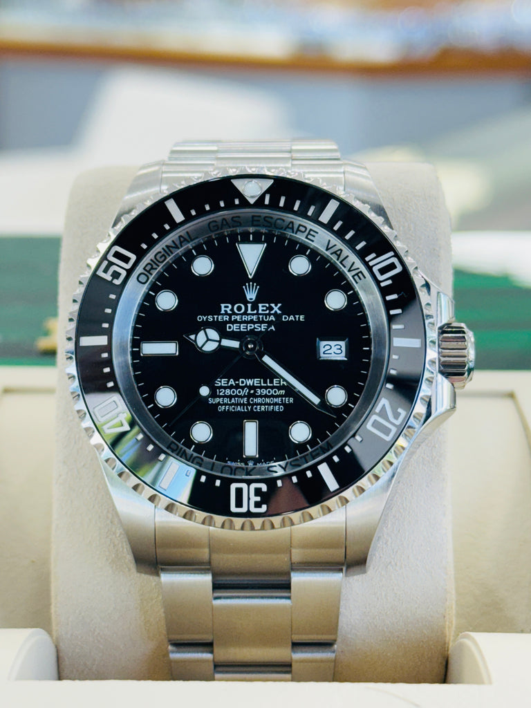Rolex Sea-Dweller Deepsea 126660 Black Dial Steel 44mm Box and Papers MINT - Diamonds East Intl.