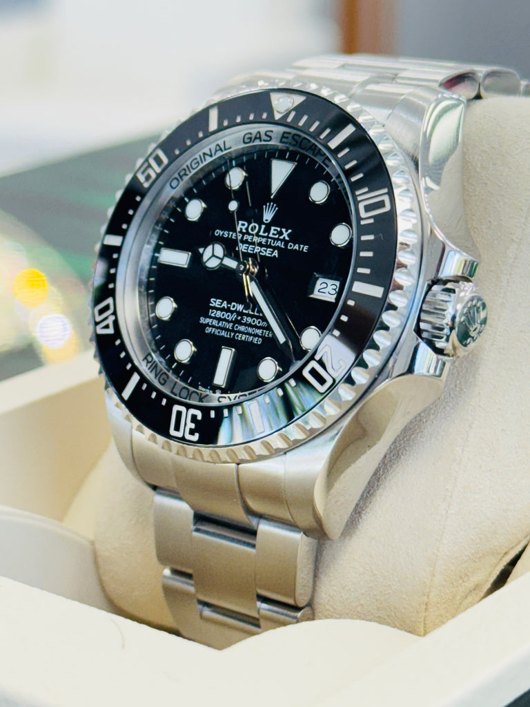 Rolex Sea-Dweller Deepsea 126660 Black Dial Steel 44mm Box and Papers MINT - Diamonds East Intl.
