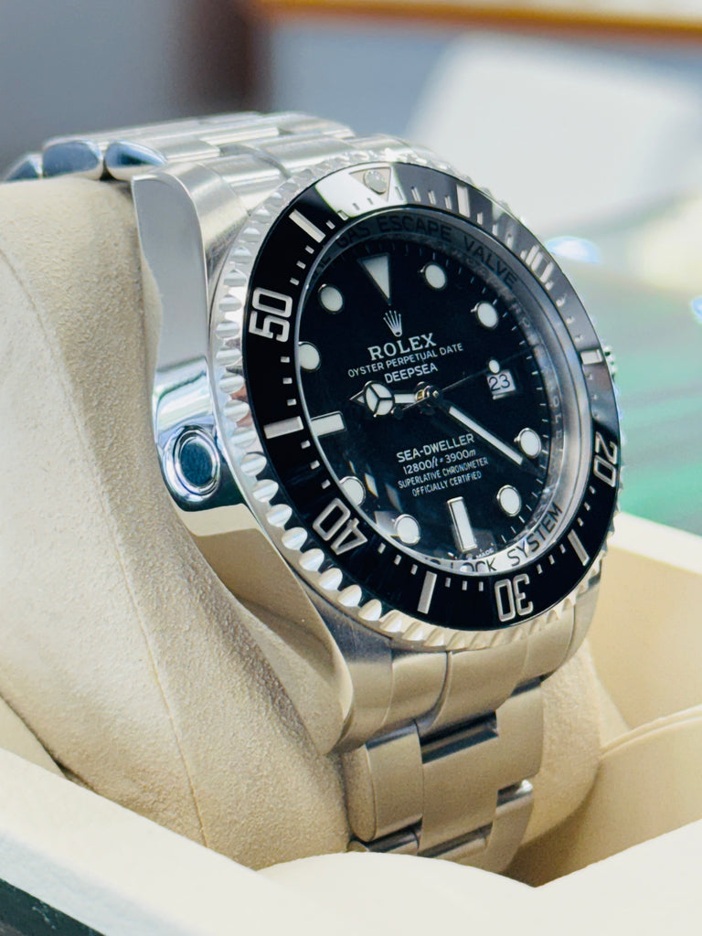 Rolex Sea-Dweller Deepsea 126660 Black Dial Steel 44mm Box and Papers MINT