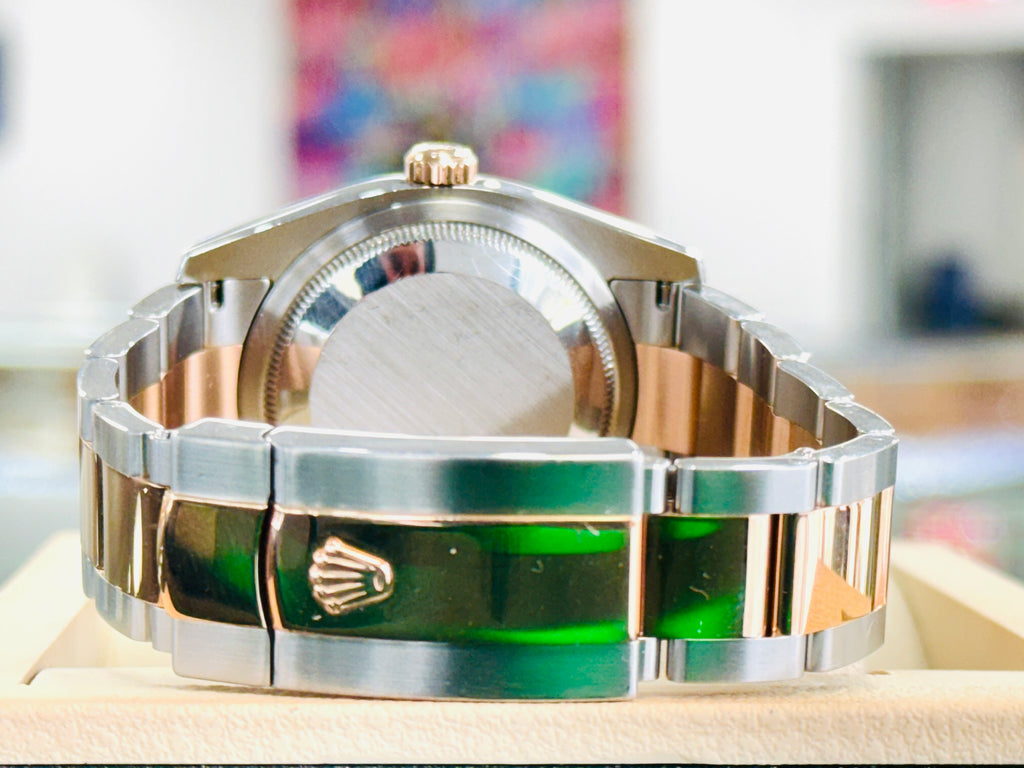 Rolex Datejust 36 116231 SUNBURST Roman Dial 18k EverRose and Steel Oyster Band MINT - Diamonds East Intl.