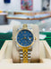 Rolex Datejust 16233 Blue Stella Roman Dial 18k Gold / Steel Jubilee Band Watch