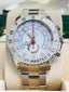 Rolex Yacht Master II 116689 Platinum Bezel 18K White Gold 44mm Box and Papers PreOwned