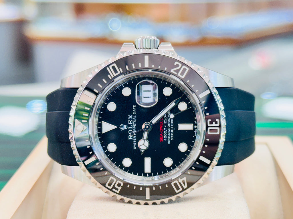 Rolex Sea-Dweller 126600  43mm Black Ceramic Bezel  Box/ Papers New RUBBER-B MINT - Diamonds East Intl.