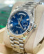 Rolex Day-Date 40mm 228239 Factory Blue Roman Dial Box and Papers MINT