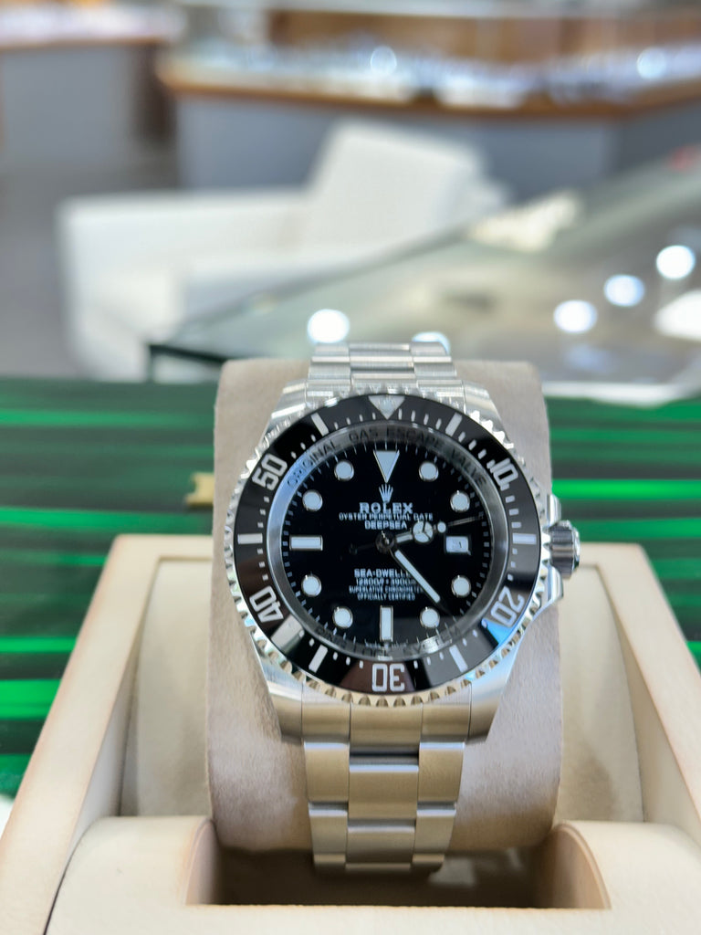 Rolex Sea-Dweller Deepsea 126660 44mm Oyster Bracelet Stainless Steel Box and Papers PreOwned - Diamonds East Intl.