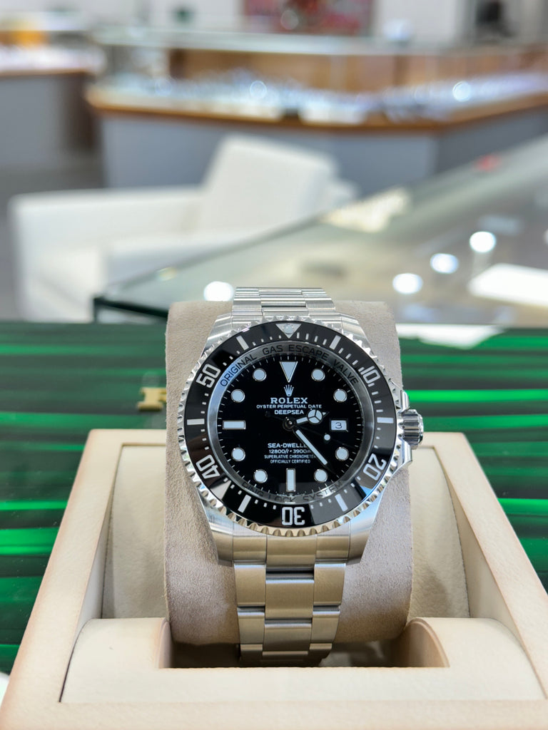 Rolex Sea-Dweller Deepsea 126660 44mm Oyster Bracelet Stainless Steel Box and Papers PreOwned - Diamonds East Intl.