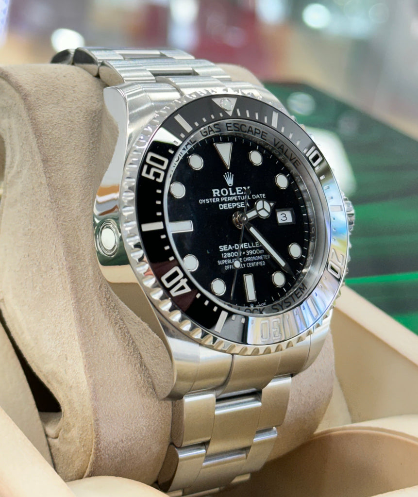 Rolex Sea-Dweller Deepsea 126660 44mm Oyster Bracelet Stainless Steel Box and Papers PreOwned - Diamonds East Intl.