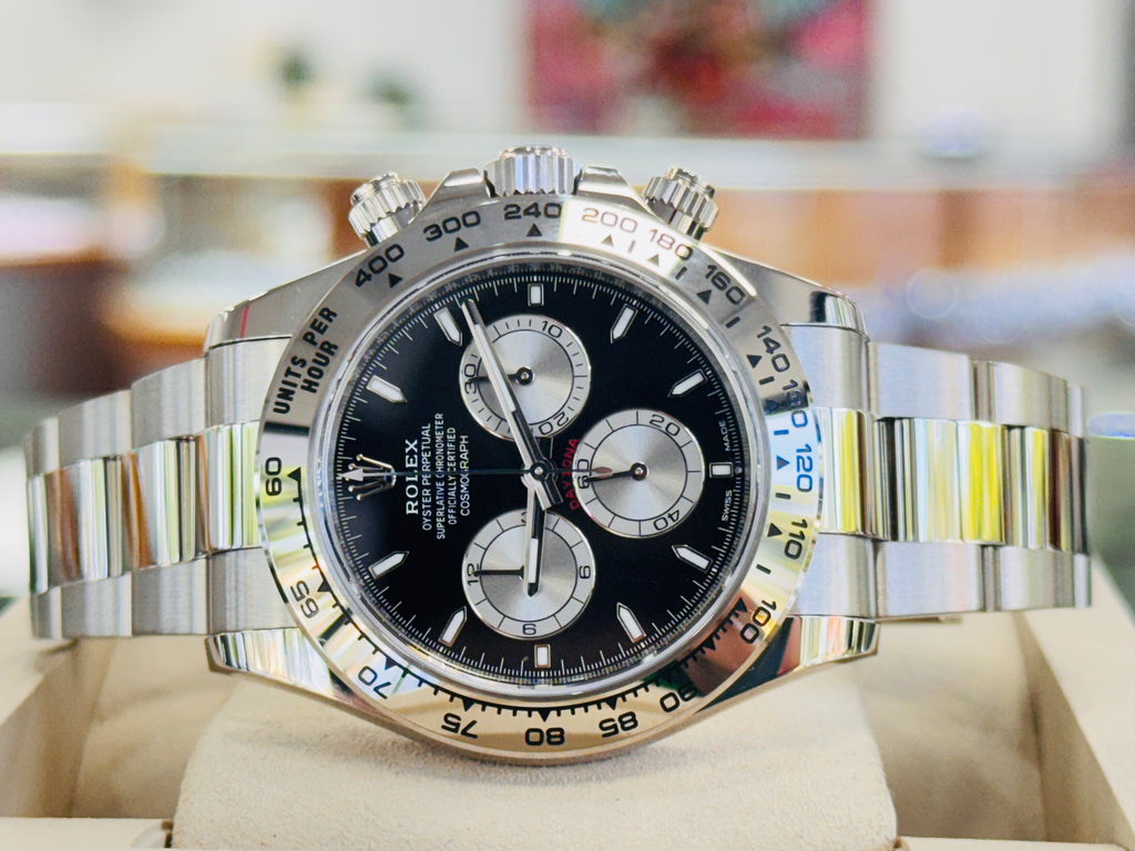 Rolex Cosmograph Daytona 126509 “Baby LeMans” White Gold  Box & Papers PreOwned - Diamonds East Intl.