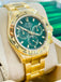 Rolex Daytona 116508 “Known as the John mayer” Cosmograph 40mm Yellow Gold Green Index Dial  Box and Papers PreOwned - Diamonds East Intl.