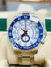 Rolex Yacht-Master II 44 116680 Stainless Steel White Dial Blue Hands Blue Ceramic Bezel Regatta Timer Box and Papers PreOwned