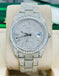 Rolex Datejust 41 126300  Full Custom Diamond Pave Set Custom Baguette Dial UNWORN Box/Papers