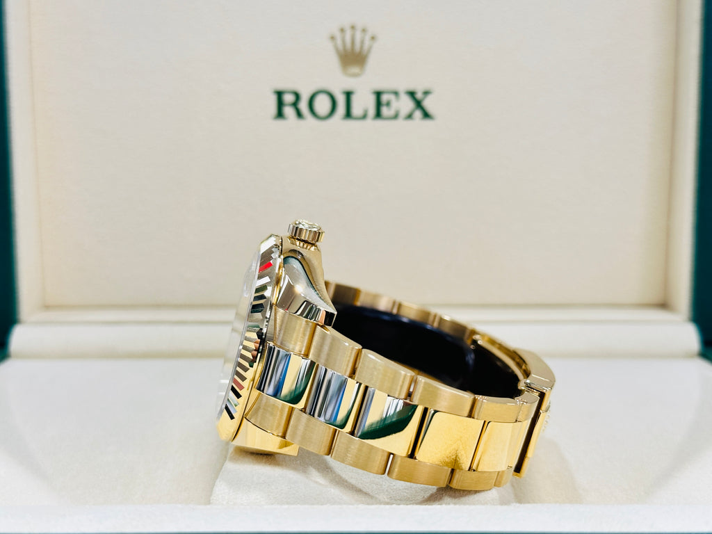 Rolex Sky-Dweller 326938 Yellow Gold Champagne Dial 42 Unworn Box and Papers - Diamonds East Intl.