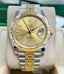 Rolex Datejust 41mm 126333 18k Gold / Steel Jubilee Bracelet Fluted Bezel Papers MINT