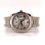 Rolex Day-Date 40mm 228239 White Gold Silver Quadrant Motif Roman Dial Box And Papers - Diamonds East Intl.