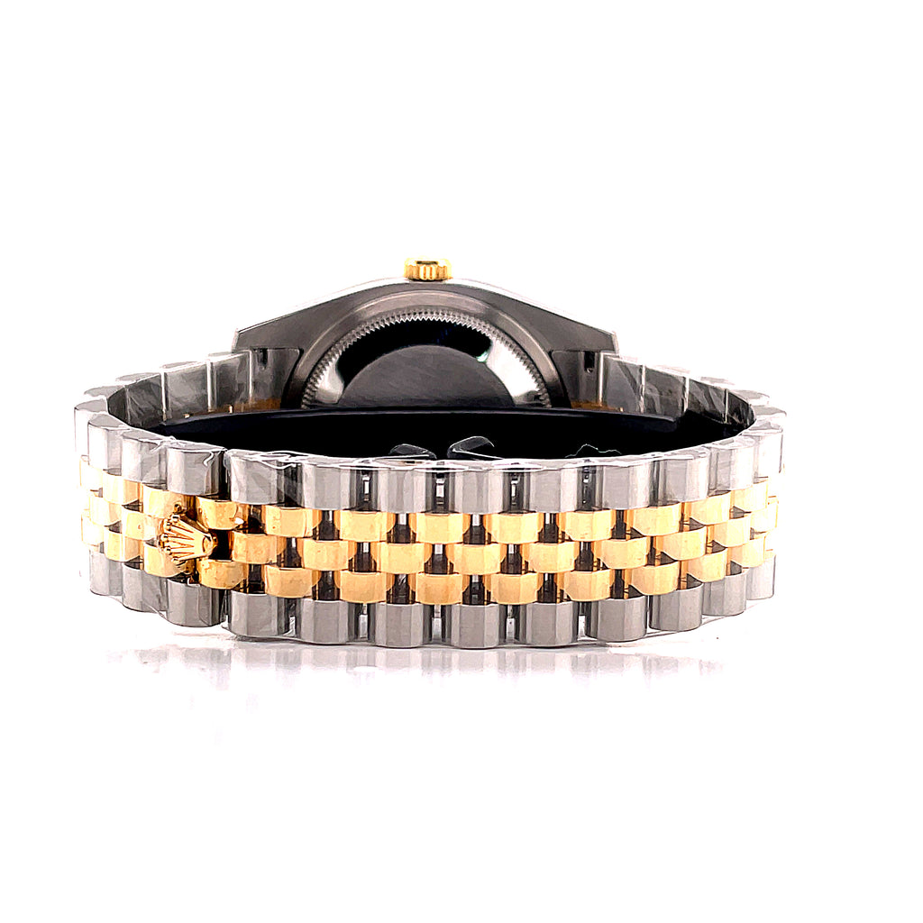 Rolex Datejust 36mm 116233 Jubilee Stainless and Factory Jubilee Champagne  Diamond Dial - Diamonds East Intl.