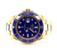 Rolex 116618lb Submariner Date Blue SERTI Factory Diamond Dial Ceramic Bezel 18k Solid Gold