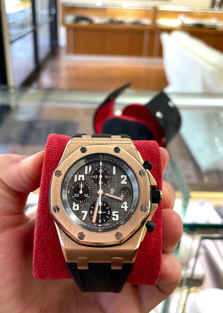Audemars Piguet Royal Oak Offshore Chronograph Rose Gold Royal Oak Offshore Chronograph 18K Rose Gold 25940OK.OO.D002CA.01 MINT