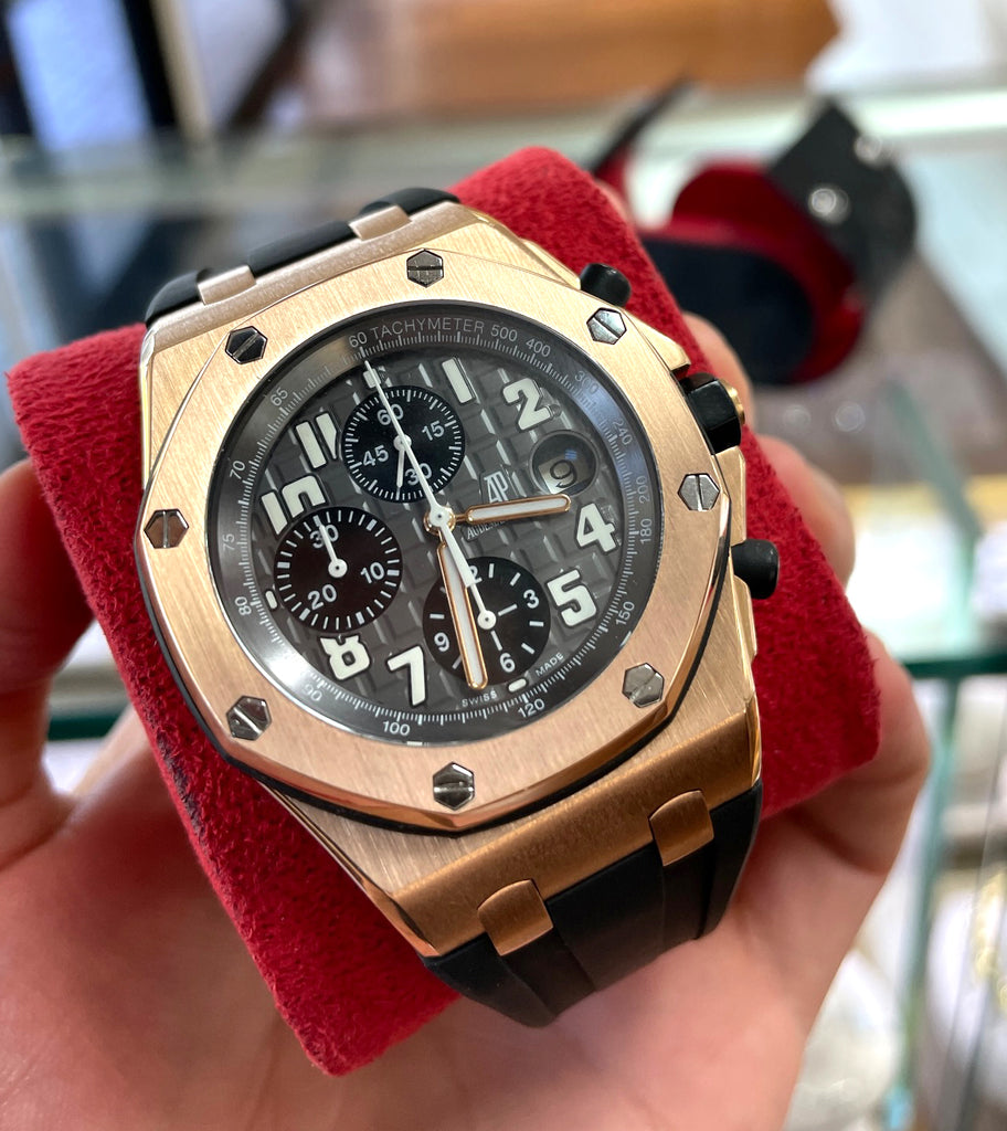 Audemars Piguet Royal Oak Offshore Chronograph Rose Gold Royal Oak Offshore Chronograph 18K Rose Gold 25940OK.OO.D002CA.01 MINT