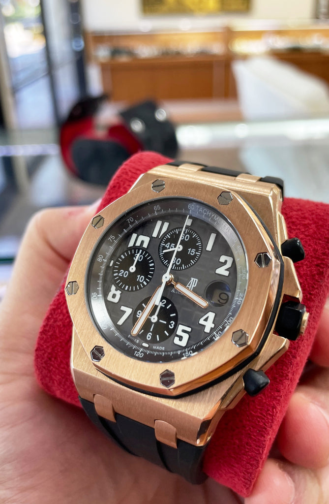 Audemars Piguet Royal Oak Offshore Chronograph Rose Gold Royal Oak Offshore Chronograph 18K Rose Gold 25940OK.OO.D002CA.01 MINT