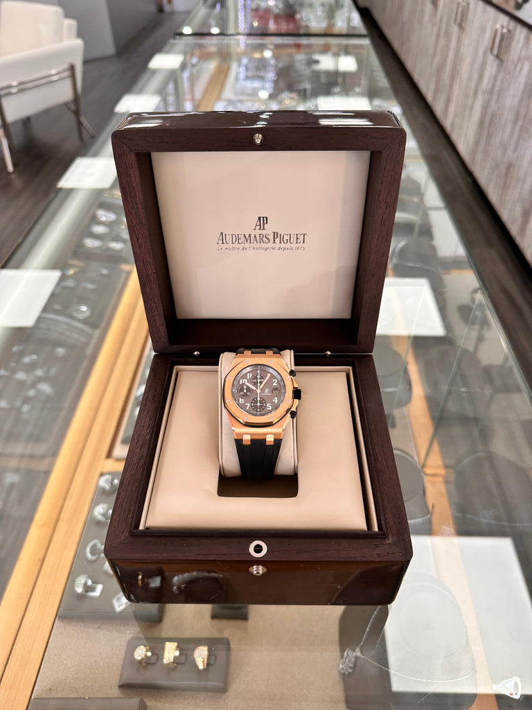 Audemars Piguet Royal Oak Offshore Chronograph Rose Gold Royal Oak Offshore Chronograph 18K Rose Gold 25940OK.OO.D002CA.01 MINT - Diamonds East Intl.
