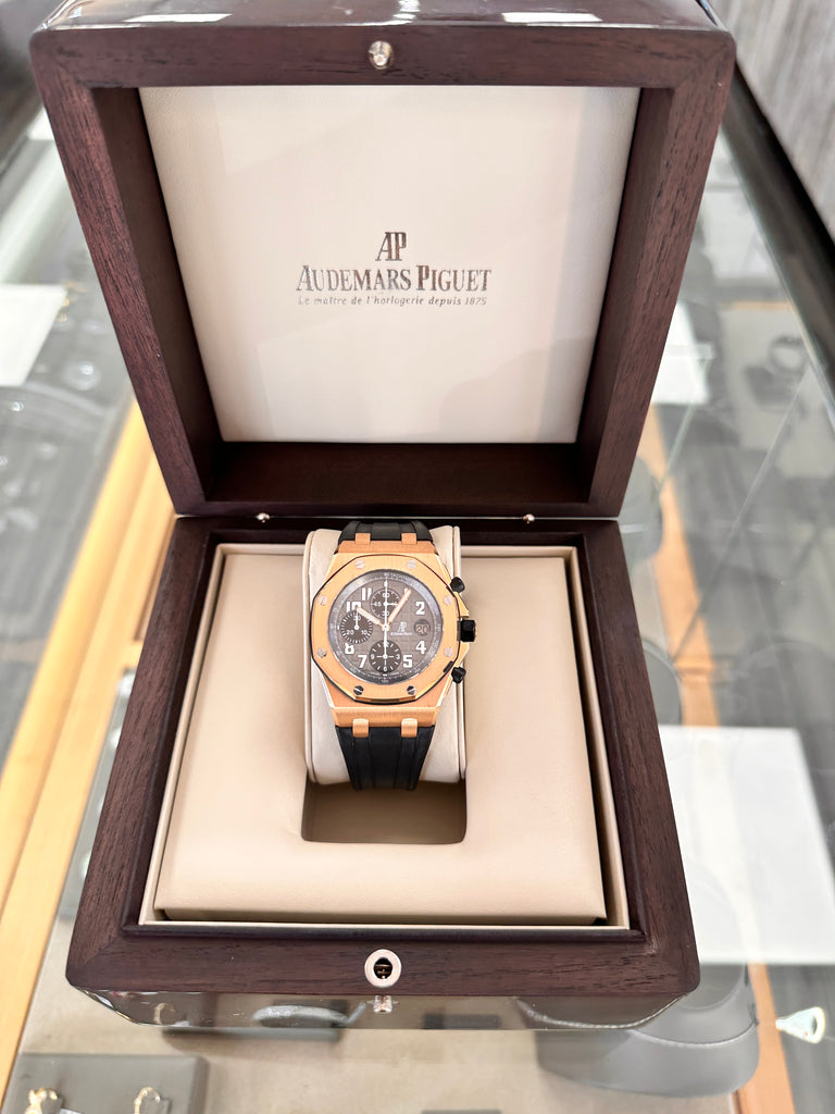 Audemars Piguet Royal Oak Offshore Chronograph Rose Gold Royal Oak Offshore Chronograph 18K Rose Gold 25940OK.OO.D002CA.01 MINT - Diamonds East Intl.