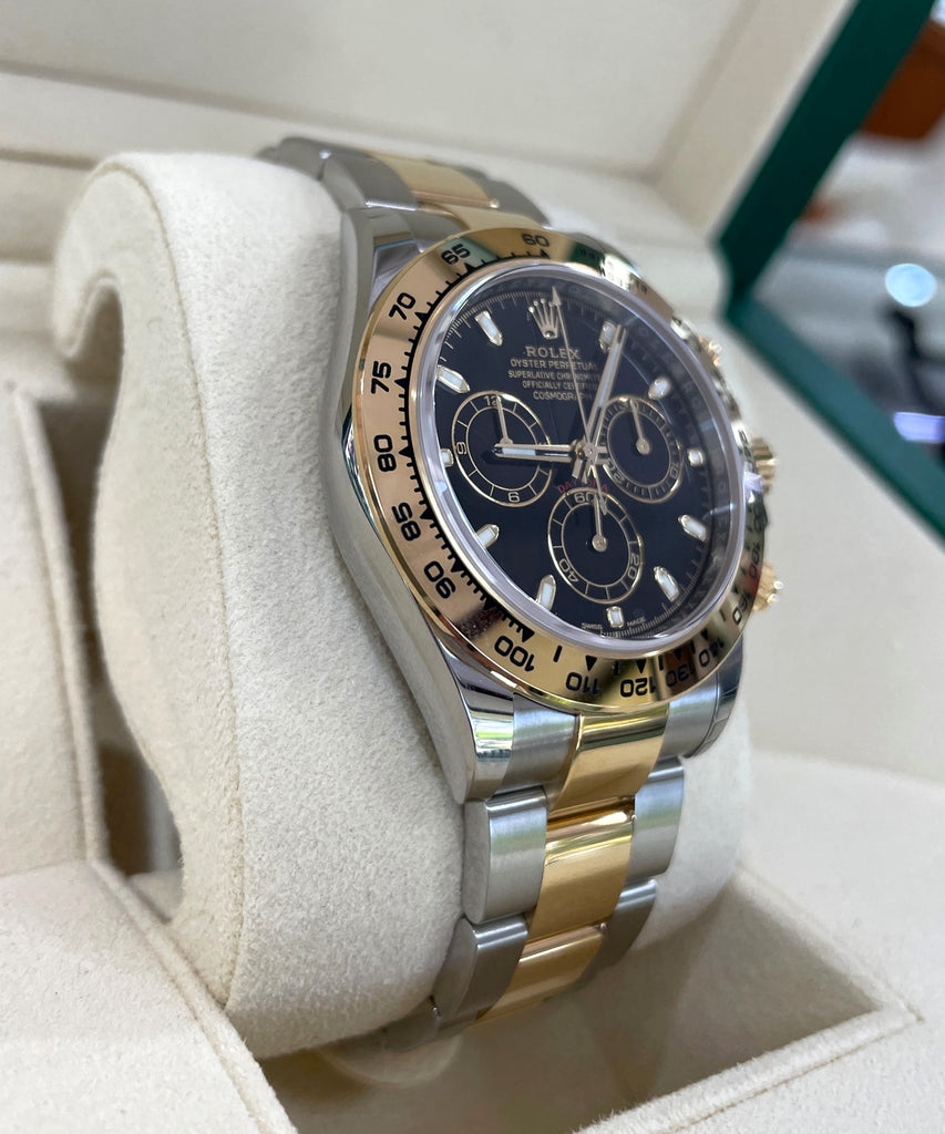 Rolex Daytona Two Tone Black Dial 116503 Box and Papers Unworn