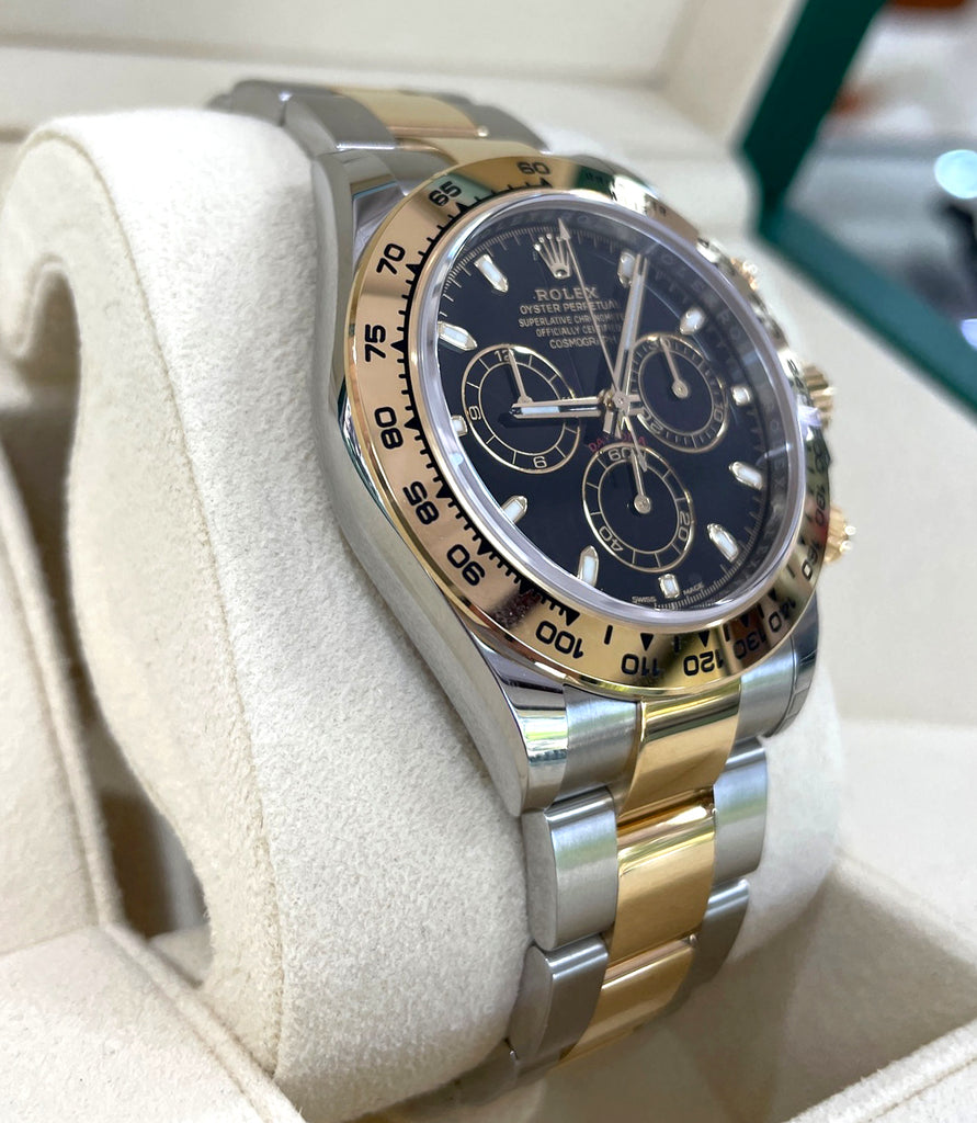 Rolex Daytona Two Tone Black Dial 116503 Box and Papers Unworn