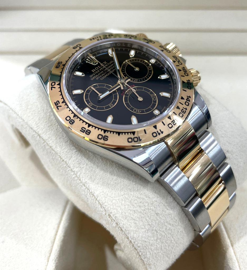 Rolex Daytona Two Tone Black Dial 116503 Box and Papers Unworn