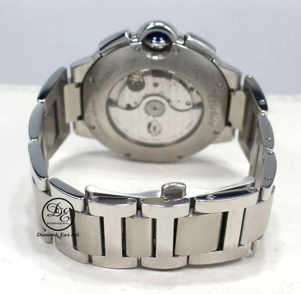 Cartier Ballon Bleu de Chronograph Automatic Black XL 44mm W6920025 Watch - Diamonds East Intl.