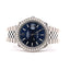Rolex Datejust 41 126300 Blue Stick Dial Custom 3.25ct Diamond Bezel Jubilee PreOwned - Diamonds East Intl.