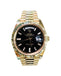 Rolex Day-Date 40 228238 Factory Black Baguette Diamond Dial  PreOwned Box and Papers - Diamonds East Intl.