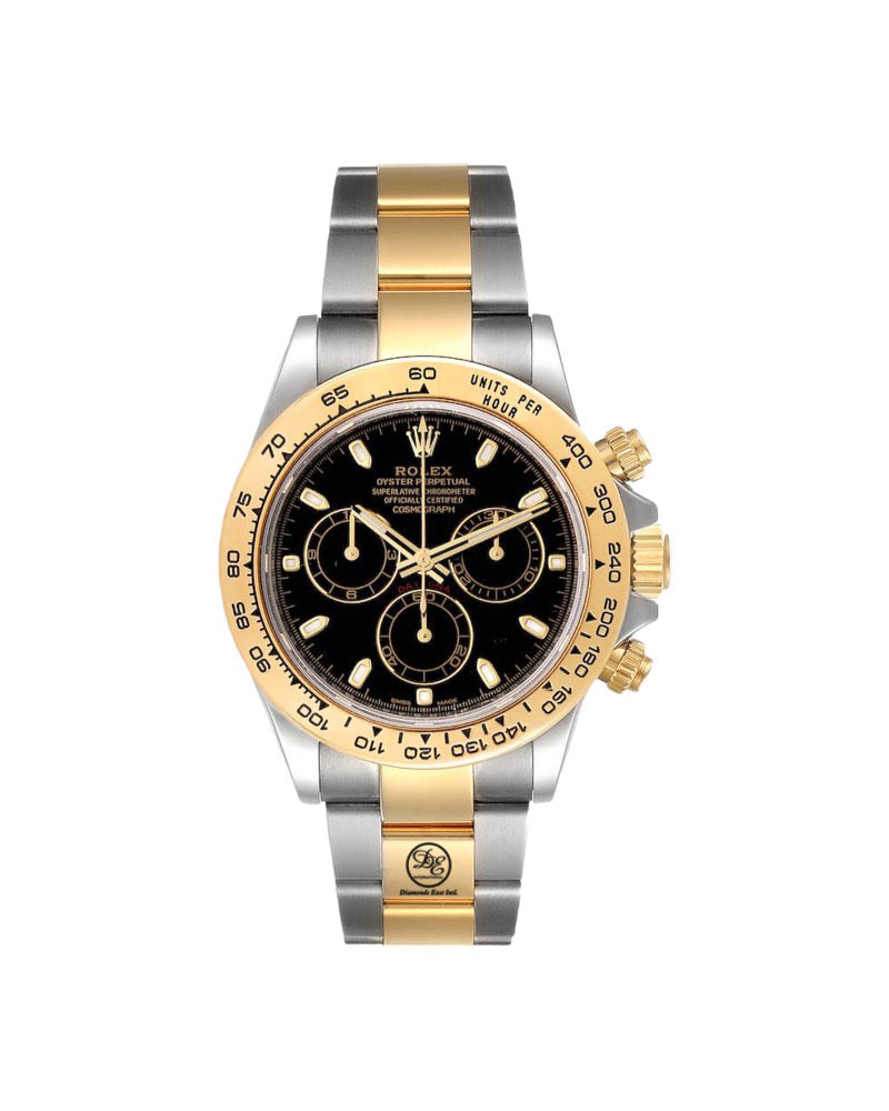 Rolex Daytona Two Tone Black Dial 116503 Box and Papers Unworn - Diamonds East Intl.