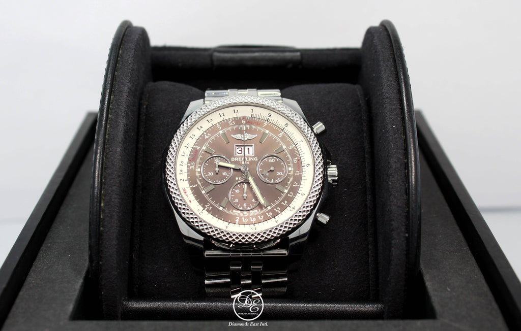 Breitling For Bentley 6.75 A44364 49mm Chronograph Auto Bronze Dial Box/Papers - Diamonds East Intl.