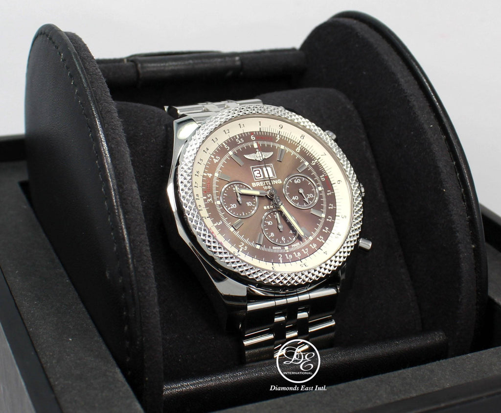 Breitling For Bentley 6.75 A44364 49mm Chronograph Auto Bronze Dial Box/Papers - Diamonds East Intl.