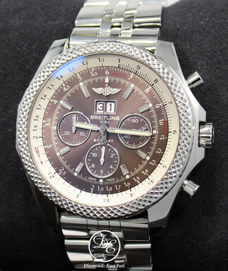Breitling For Bentley 6.75 A44364 49mm Chronograph Auto Bronze Dial Box/Papers - Diamonds East Intl.