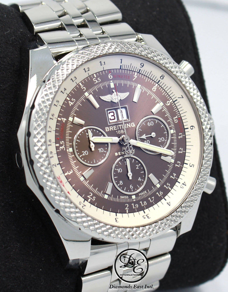 Breitling For Bentley 6.75 A44364 49mm Chronograph Auto Bronze Dial Box/Papers - Diamonds East Intl.