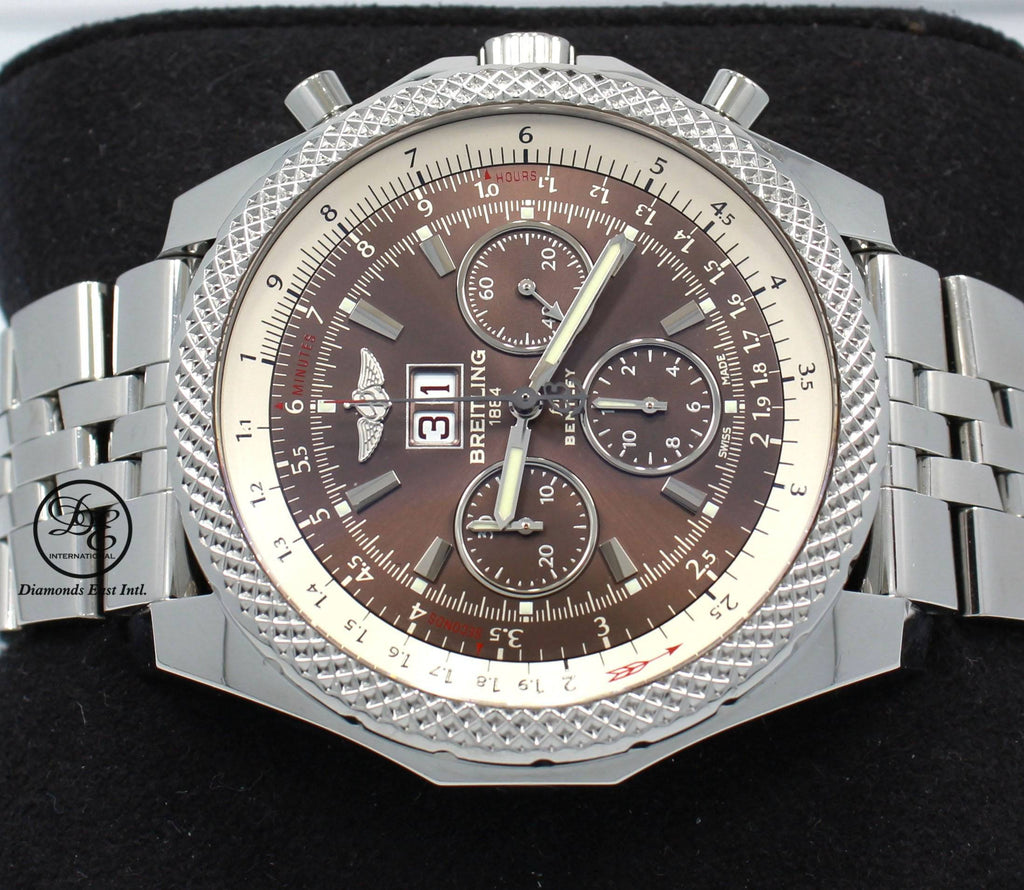 Breitling For Bentley 6.75 A44364 49mm Chronograph Auto Bronze Dial Box/Papers - Diamonds East Intl.