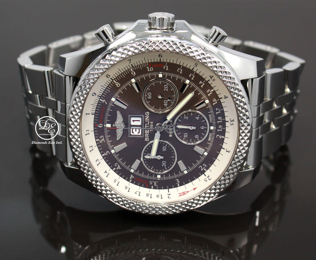 Breitling For Bentley 6.75 A44364 49mm Chronograph Auto Bronze Dial Box/Papers - Diamonds East Intl.