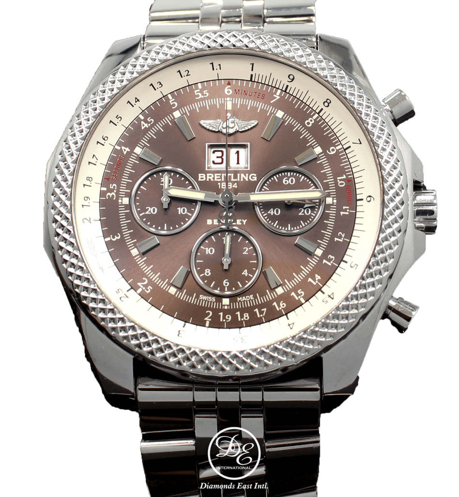 Breitling For Bentley 6.75 A44364 49mm Chronograph Auto Bronze Dial Box/Papers - Diamonds East Intl.